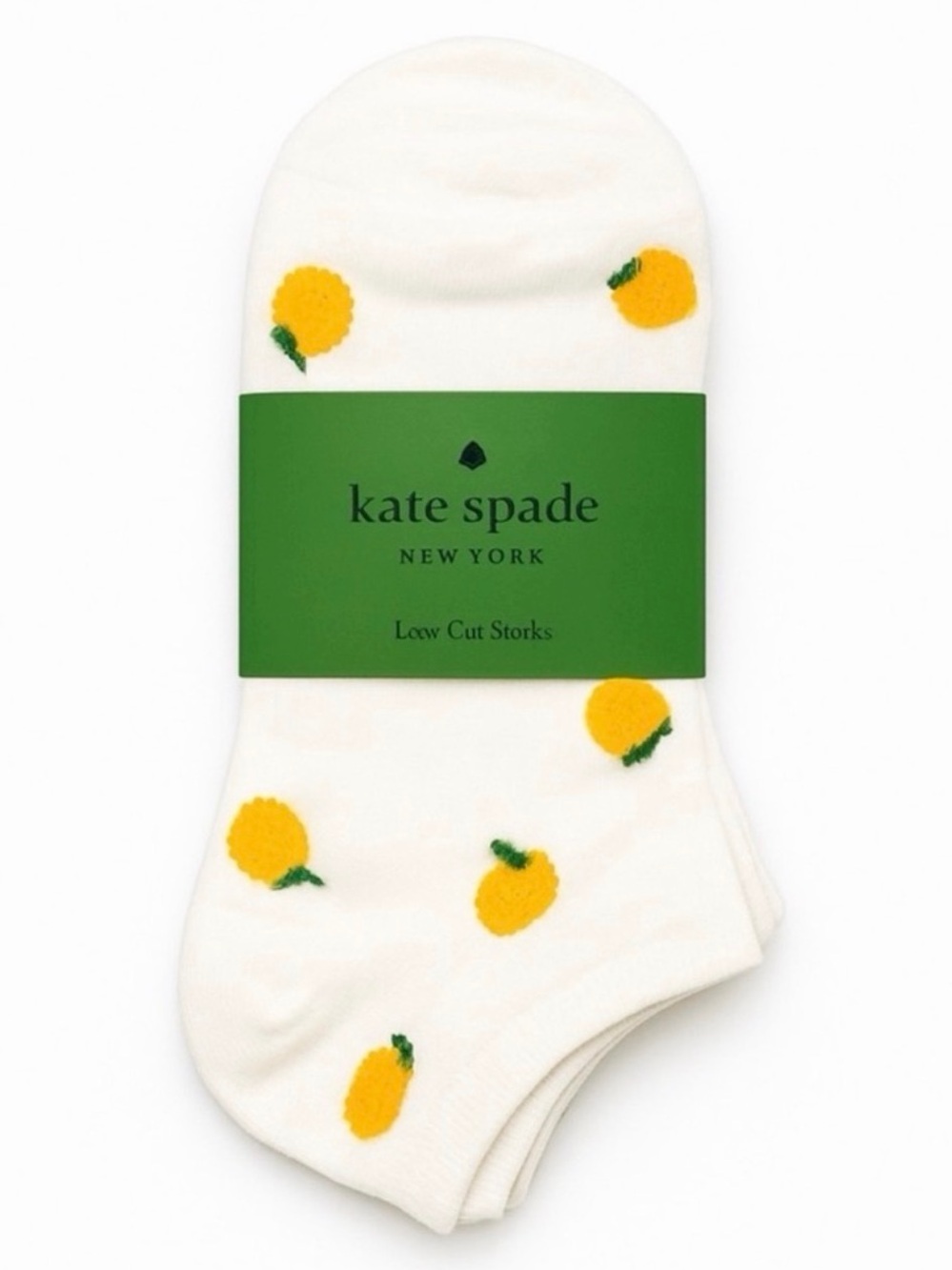 KATE SPADE Lemon Low Cut Socks 3pack - Picture 1 of 4